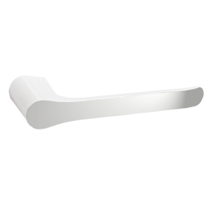 Manhattan Toilet Roll Holder Gloss White & Chrome